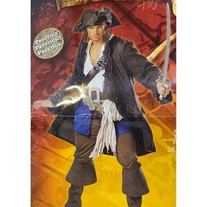 Disney Pirates of the Caribbean Captain Jack Sparrow Young Adult Costume 38-40